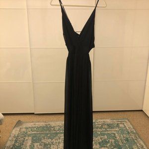 Strappy Black Gown